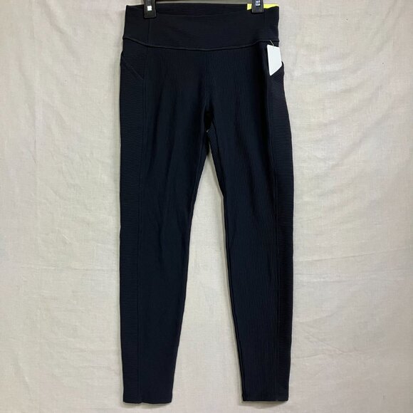 A New Day Women's Small Black High Rise Faux Leather Leggings Ankle Zip Slim Fit - Picture 8 of 13